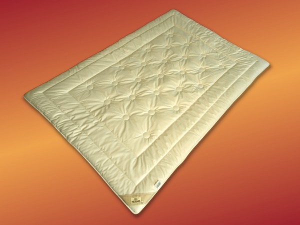 Merino Schurwolle Steppdecke DUO-Leicht- kbA / KbT -